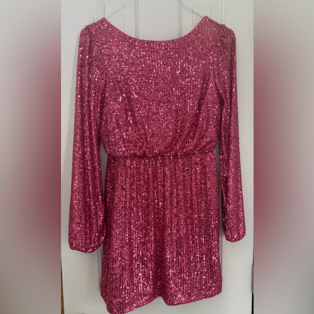 Lilly Pulitzer Pink Sequin Romper